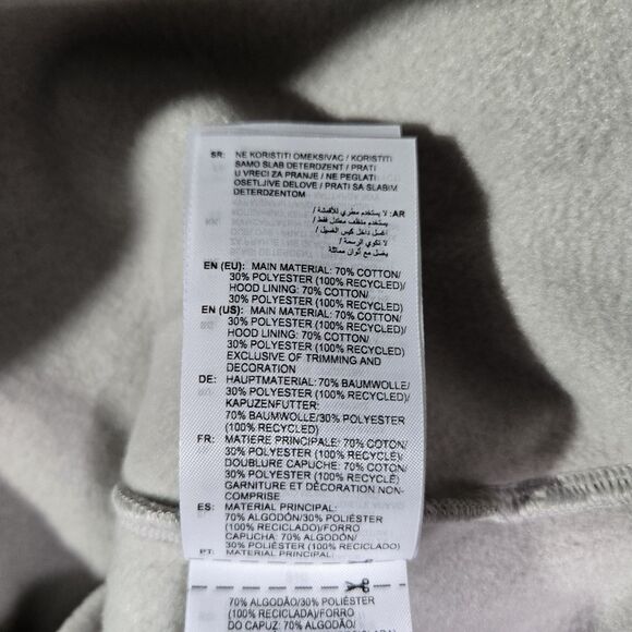 Adidas x Fear Of God Athletics Hoodie Grey Heather JZ7367 Mens Small - Picture 6 of 8